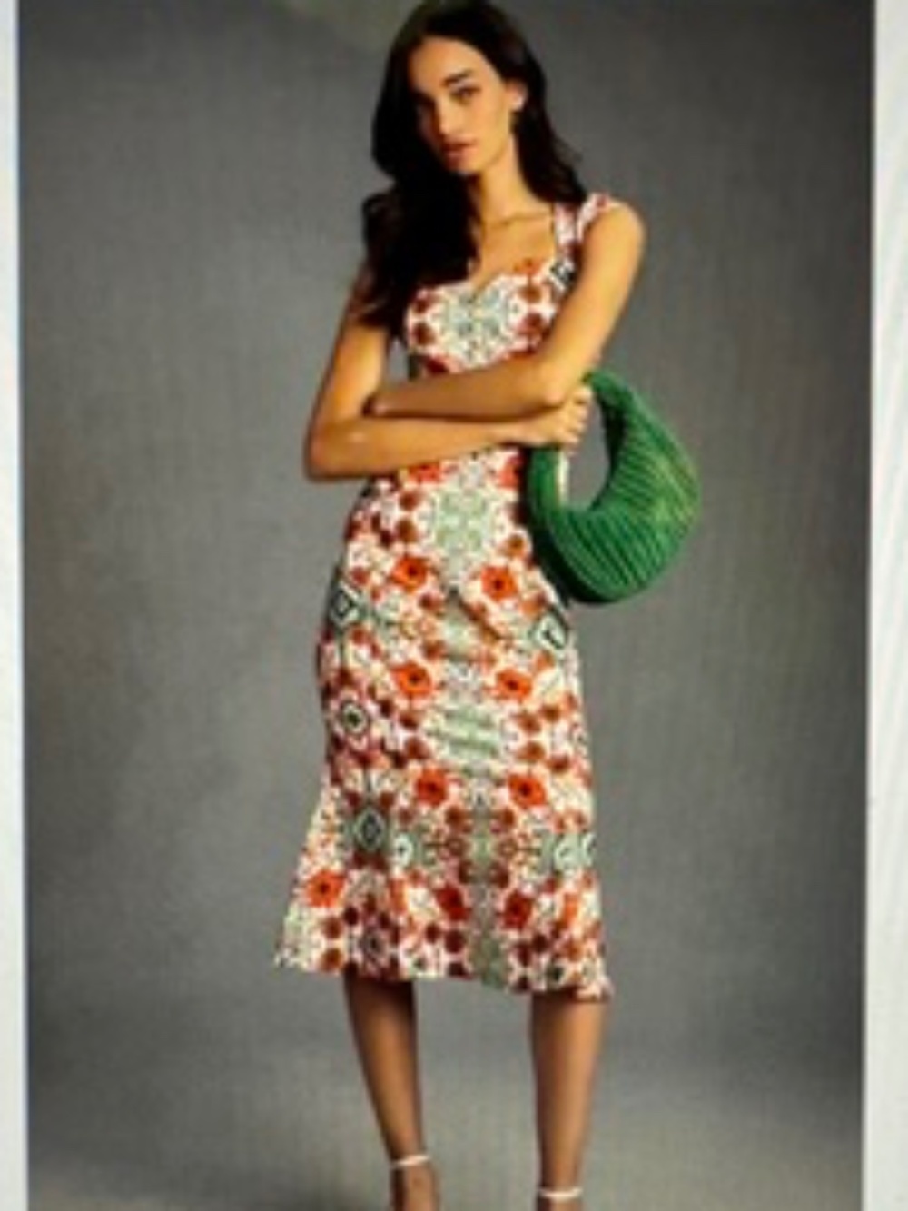 WORN ONCE! ANTHROPOLOGIE The Cecily Fit & Flare Sweetheart Dress, Medium, $170